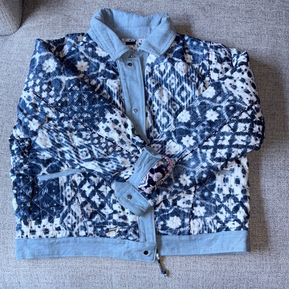 Blank NYC Patterned Reversible Jacket